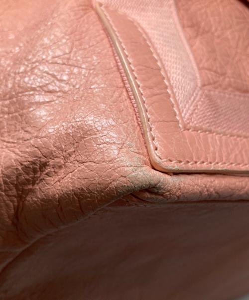 BALENCIAGA（バレンシアガ）BALENCIAGA (バレンシアガ) NAVY CABAS S ピンクの古着・服飾アイテム