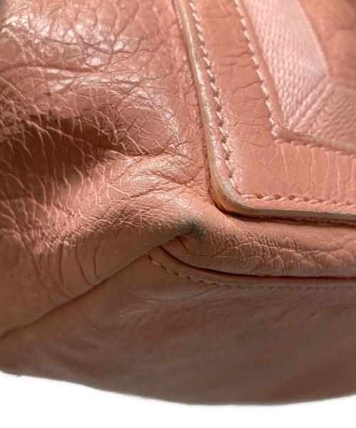 BALENCIAGA（バレンシアガ）BALENCIAGA (バレンシアガ) NAVY CABAS S ピンクの古着・服飾アイテム