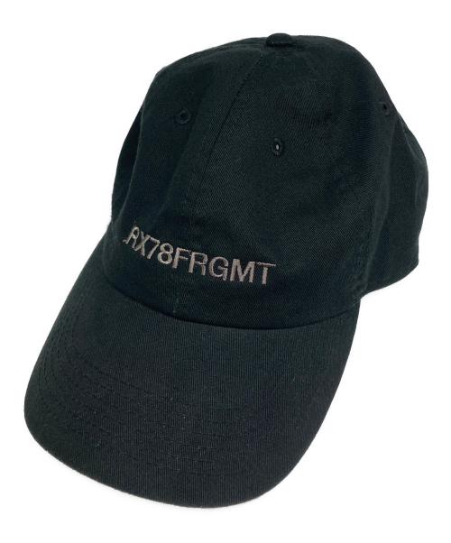 FRAGMENT DESIGN（フラグメントデザイン）FRAGMENT DESIGN (フラグメントデザイン) GUNDAM RX78FRGMT CAP ブラック サイズ:Fの古着・服飾アイテム