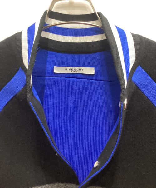 GIVENCHY（ジバンシィ）GIVENCHY (ジバンシィ) Knit Stadium Jumper グレー×ブルー サイズ:XSの古着・服飾アイテム