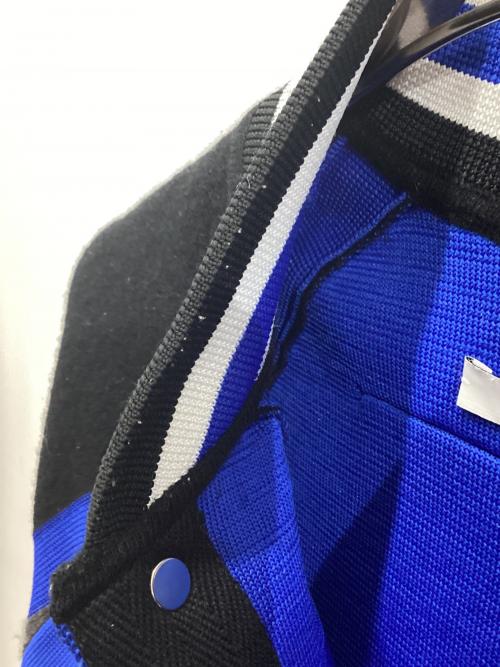 GIVENCHY（ジバンシィ）GIVENCHY (ジバンシィ) Knit Stadium Jumper グレー×ブルー サイズ:XSの古着・服飾アイテム