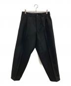 Y's for menワイズフォーメン）の古着「ウール2タックスラックス」｜ブラック