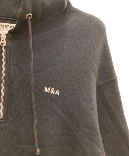 MICA&DEAL（マイカアンドディール）MICA&DEAL (マイカアンドディール) Americana (アメリカーナ) スウェットワンピース ブラック サイズ:サイズ記載なし（実寸ご確認ください）の古着・服飾アイテム