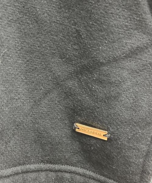 MICA&DEAL（マイカアンドディール）MICA&DEAL (マイカアンドディール) Americana (アメリカーナ) スウェットワンピース ブラック サイズ:サイズ記載なし（実寸ご確認ください）の古着・服飾アイテム