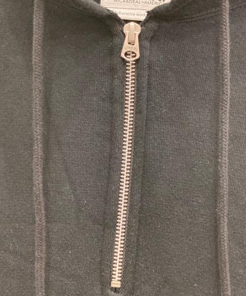 MICA&DEAL（マイカアンドディール）MICA&DEAL (マイカアンドディール) Americana (アメリカーナ) スウェットワンピース ブラック サイズ:サイズ記載なし（実寸ご確認ください）の古着・服飾アイテム