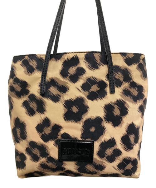 RED VALENTINO（レッドヴァレンティノ）RED VALENTINO (レッドヴァレンティノ) 花柄バッグ ベージュ×ブラックの古着・服飾アイテム