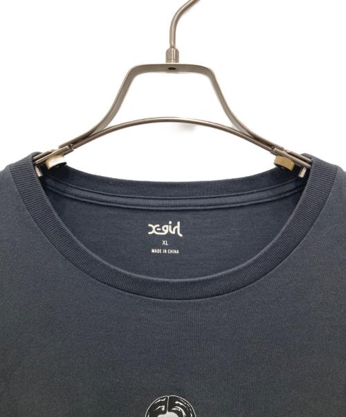 X-GIRL（エックスガール）X-girl (エックスガール) プリントTシャツ グレー サイズ:XLの古着・服飾アイテム