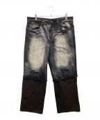 DIESELディーゼル）の古着「P-HANSデニムパンツ」｜ブラック