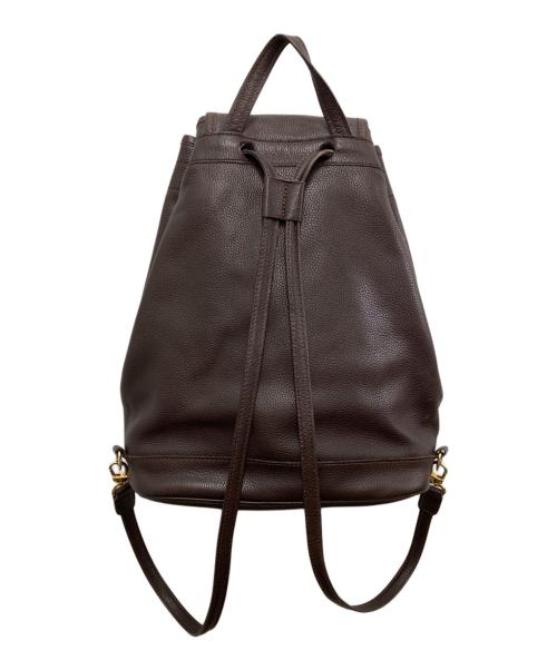LONGCHAMP（ロンシャン）LONGCHAMP (ロンシャン) レザーリュック ブラウンの古着・服飾アイテム