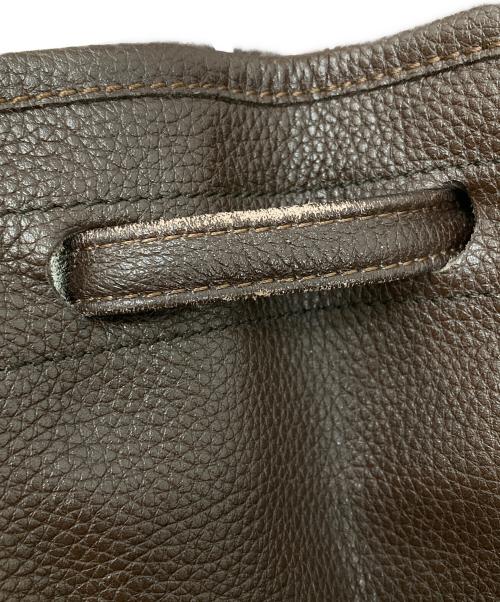 LONGCHAMP（ロンシャン）LONGCHAMP (ロンシャン) レザーリュック ブラウンの古着・服飾アイテム