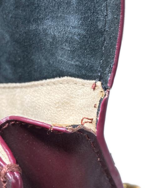 BOSS HUGO BOSS（ボス ヒューゴボス）BOSS HUGO BOSS (ボス ヒューゴボス) チェーンショルダー2WAYバッグ バーガンディーの古着・服飾アイテム