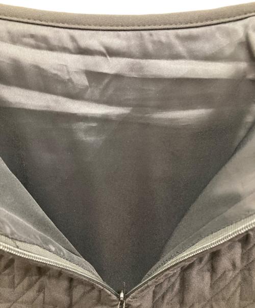 COUP DE CHANCE（クードシャンス）COUP DE CHANCE (クードシャンス) キルティングスカート ブラック サイズ:40の古着・服飾アイテム