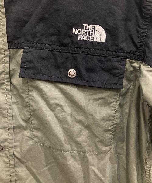 THE NORTH FACE（ザ ノース フェイス）THE NORTH FACE (ザ ノース フェイス) L/S Nuptse Shirt/ロングスリーブヌプシシャツ カーキ×ブラック サイズ:Mの古着・服飾アイテム