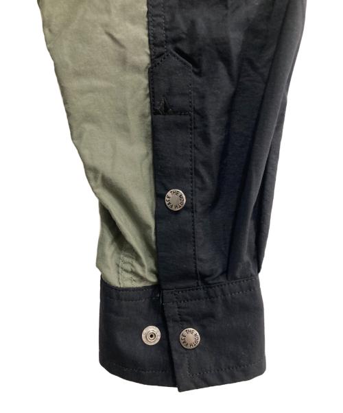 THE NORTH FACE（ザ ノース フェイス）THE NORTH FACE (ザ ノース フェイス) L/S Nuptse Shirt/ロングスリーブヌプシシャツ カーキ×ブラック サイズ:Mの古着・服飾アイテム