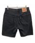 LEVI'S (リーバイス) 505ハーフデニムパンツ ブラック サイズ:34：5000円
