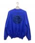 KEBOZ (ケボズ) 両面刺繍エンブロイダリーロゴスウェット ブルー サイズ:L：6000円