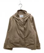 quarancielカランシエル）の古着「ビッグフードドロストマウンテンパーカー」｜ベージュ
