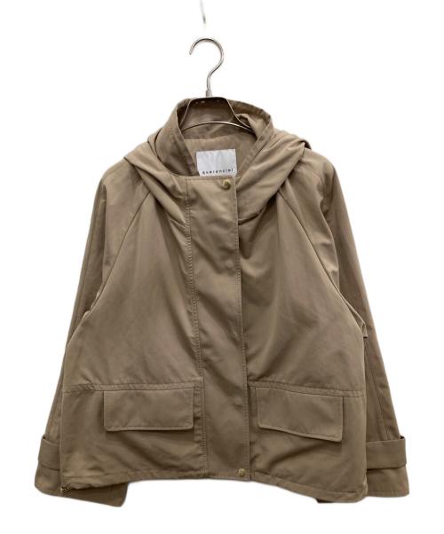 quaranciel（カランシエル）quaranciel (カランシエル) ビッグフードドロストマウンテンパーカー ベージュ サイズ:Freeの古着・服飾アイテム