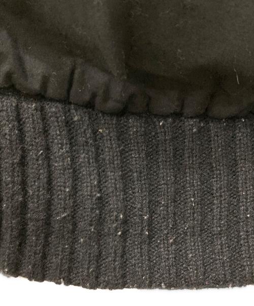 DIESEL-CO（ディーゼルーコー）DIESEL-CO (ディーゼルーコー) 00s switching hoodie knit jacket/00s スウィッチング フーディー ニット ジャケット ブラック サイズ:Sの古着・服飾アイテム