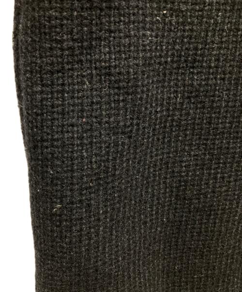 DIESEL-CO（ディーゼルーコー）DIESEL-CO (ディーゼルーコー) 00s switching hoodie knit jacket/00s スウィッチング フーディー ニット ジャケット ブラック サイズ:Sの古着・服飾アイテム