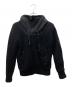 DIESEL-CO（ディーゼルーコー）の古着「00s switching hoodie knit jacket/00s スウィッチング フーディー ニット ジャケット」｜ブラック