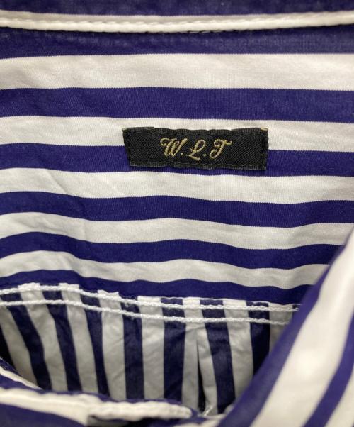 Wild Life Tailor（ワイルドライフテイラー）Wild Life Tailor (ワイルドライフテイラー) ストライプシャツ ネイビー×ホワイト サイズ:Mの古着・服飾アイテム