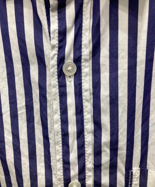 Wild Life Tailor（ワイルドライフテイラー）Wild Life Tailor (ワイルドライフテイラー) ストライプシャツ ネイビー×ホワイト サイズ:Mの古着・服飾アイテム