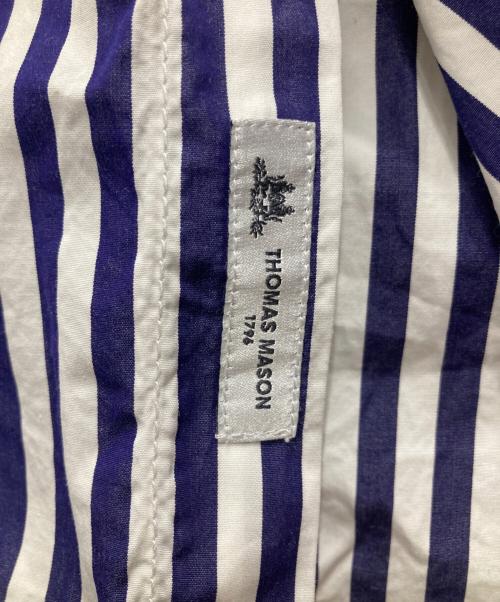 Wild Life Tailor（ワイルドライフテイラー）Wild Life Tailor (ワイルドライフテイラー) ストライプシャツ ネイビー×ホワイト サイズ:Mの古着・服飾アイテム