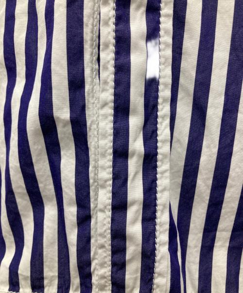 Wild Life Tailor（ワイルドライフテイラー）Wild Life Tailor (ワイルドライフテイラー) ストライプシャツ ネイビー×ホワイト サイズ:Mの古着・服飾アイテム