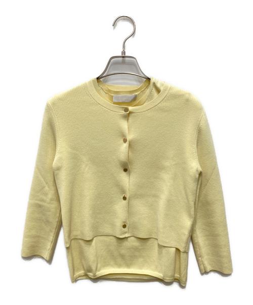 CELFORD（セルフォード）CELFORD (セルフォード) アンサンブルカーディガン イエロー サイズ:36の古着・服飾アイテム