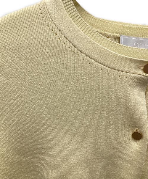 CELFORD（セルフォード）CELFORD (セルフォード) アンサンブルカーディガン イエロー サイズ:36の古着・服飾アイテム