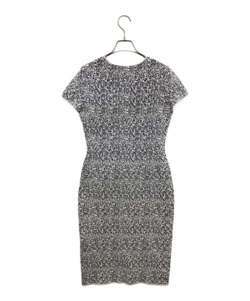 BOSS HUGO BOSS（ボス ヒューゴボス）BOSS HUGO BOSS (ボス ヒューゴボス) S/Sニットワンピース ホワイト サイズ:Sの古着・服飾アイテム