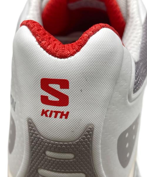 SALOMON（サロモン）SALOMON (サロモン) KITH (キス) XT-4K ホワイト×レッド サイズ:27.5の古着・服飾アイテム