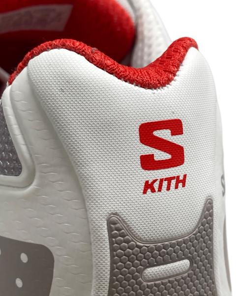 SALOMON（サロモン）SALOMON (サロモン) KITH (キス) XT-4K ホワイト×レッド サイズ:27.5の古着・服飾アイテム