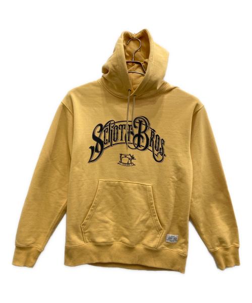 Schott（ショット）Schott (ショット) プルオーバーパーカー イエロー サイズ:MEDIUMの古着・服飾アイテム