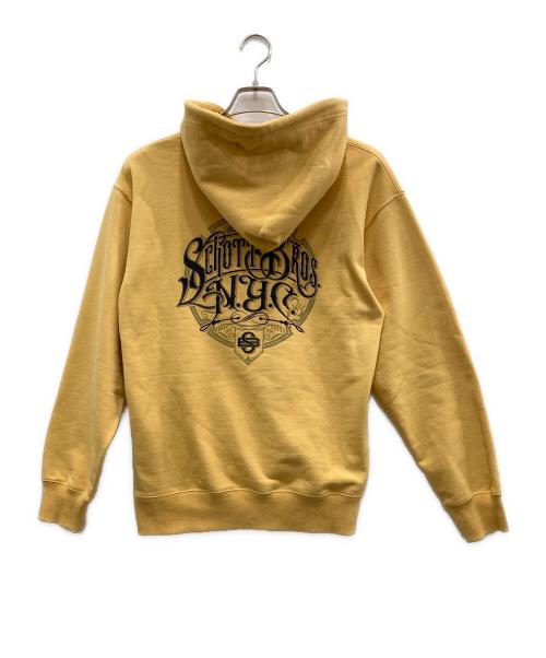 Schott（ショット）Schott (ショット) プルオーバーパーカー イエロー サイズ:MEDIUMの古着・服飾アイテム