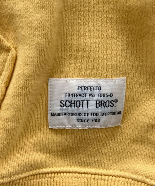 Schott（ショット）Schott (ショット) プルオーバーパーカー イエロー サイズ:MEDIUMの古着・服飾アイテム