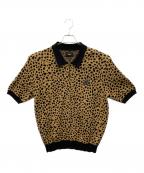 HUFハフ）の古着「INSTINCT BOWLING SWEATER/インスティンクト ボウリング セーター」｜イエロー