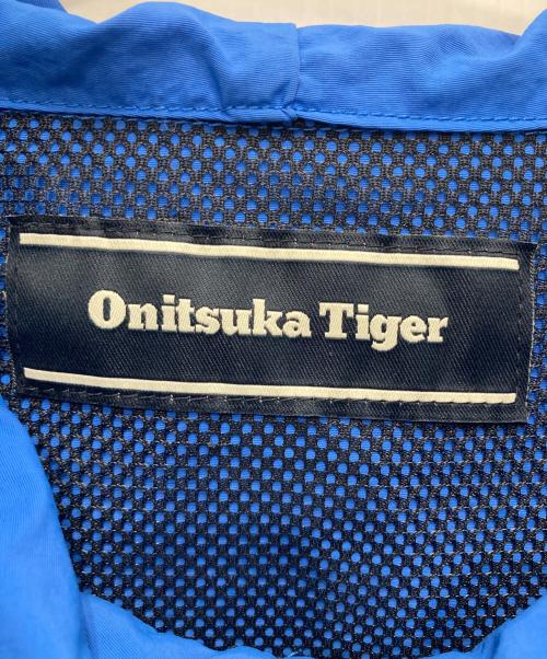 Onitsuka Tiger（オニツカタイガー）Onitsuka Tiger (オニツカタイガー) ナイロンジャケット ブルー サイズ:Mの古着・服飾アイテム