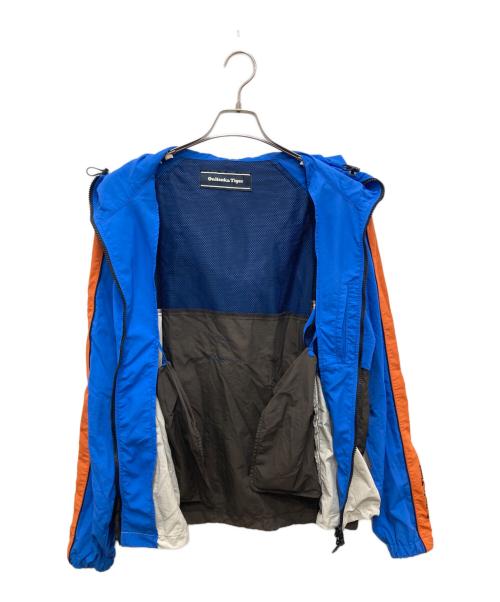 Onitsuka Tiger（オニツカタイガー）Onitsuka Tiger (オニツカタイガー) ナイロンジャケット ブルー サイズ:Mの古着・服飾アイテム