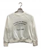 SLOBE IENAスローブ イエナ）の古着「Mimosaロゴスウェット/ミモザロゴスウェット」｜ホワイト