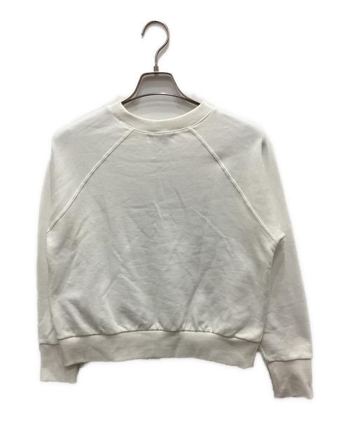 SLOBE IENA（スローブ イエナ）SLOBE IENA (スローブ イエナ) Mimosaロゴスウェット/ミモザロゴスウェット ホワイト サイズ:F（タグ記載）の古着・服飾アイテム