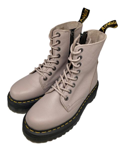 Dr.Martens（ドクターマーチン）Dr.Martens (ドクターマーチン) Jadon III ブーツ 8ホールブーツ ピンクベージュ サイズ:EU38の古着・服飾アイテム