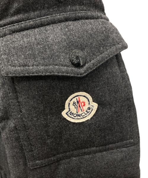 MONCLER（モンクレール）MONCLER (モンクレール) MONTGENEVRE　ダウンジャケット グレーの古着・服飾アイテム