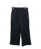 BALLSEYボールジィ）の古着「コットンカットワークレース セミワイドパンツ」｜ブラック