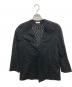 BALLSEY（ボールジィ）の古着「コットンカットワークレース ノーカラージャケット」｜ブラック