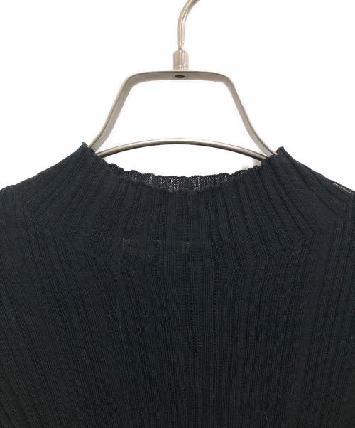 Acne studios（アクネ ストゥディオス）ACNE STUDIOS (アクネ ストゥディオス) コットンナイロンリブニット ブラック サイズ:S 未使用品の古着・服飾アイテム