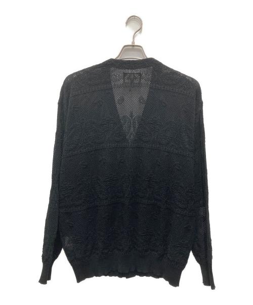 GANGSTERVILLE（ギャングスタービル）GANGSTERVILLE (ギャングスタービル) PAISLEY - JQ KNIT CARDIGAN ブラック サイズ:Mの古着・服飾アイテム