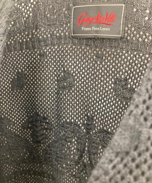 GANGSTERVILLE（ギャングスタービル）GANGSTERVILLE (ギャングスタービル) PAISLEY - JQ KNIT CARDIGAN ブラック サイズ:Mの古着・服飾アイテム