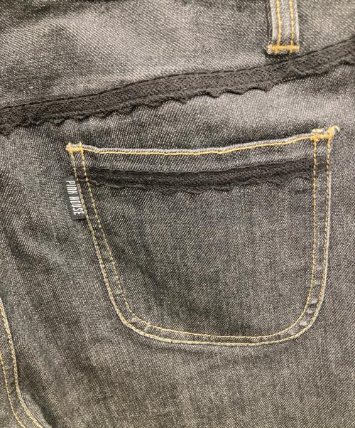 PINK HOUSE（ピンクハウス）PINK HOUSE (ピンクハウス) デニムパンツ ブラック サイズ:Lの古着・服飾アイテム